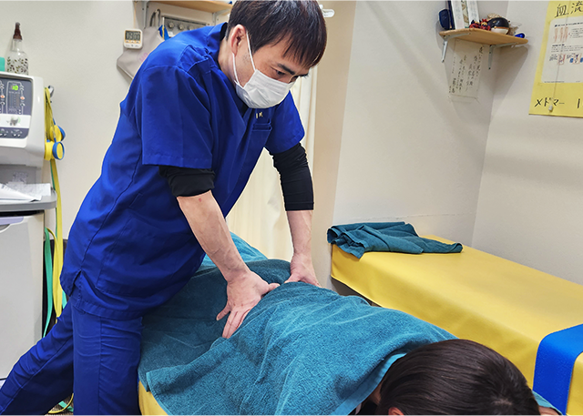 施術の写真